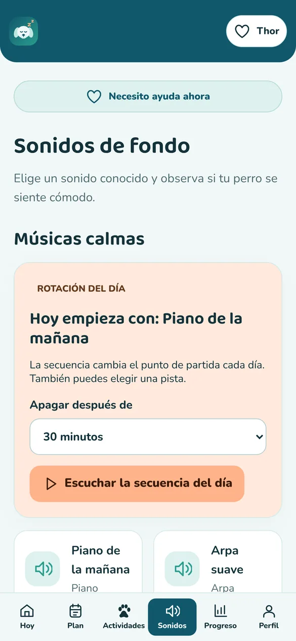 Pantalla real: sonidos y música
